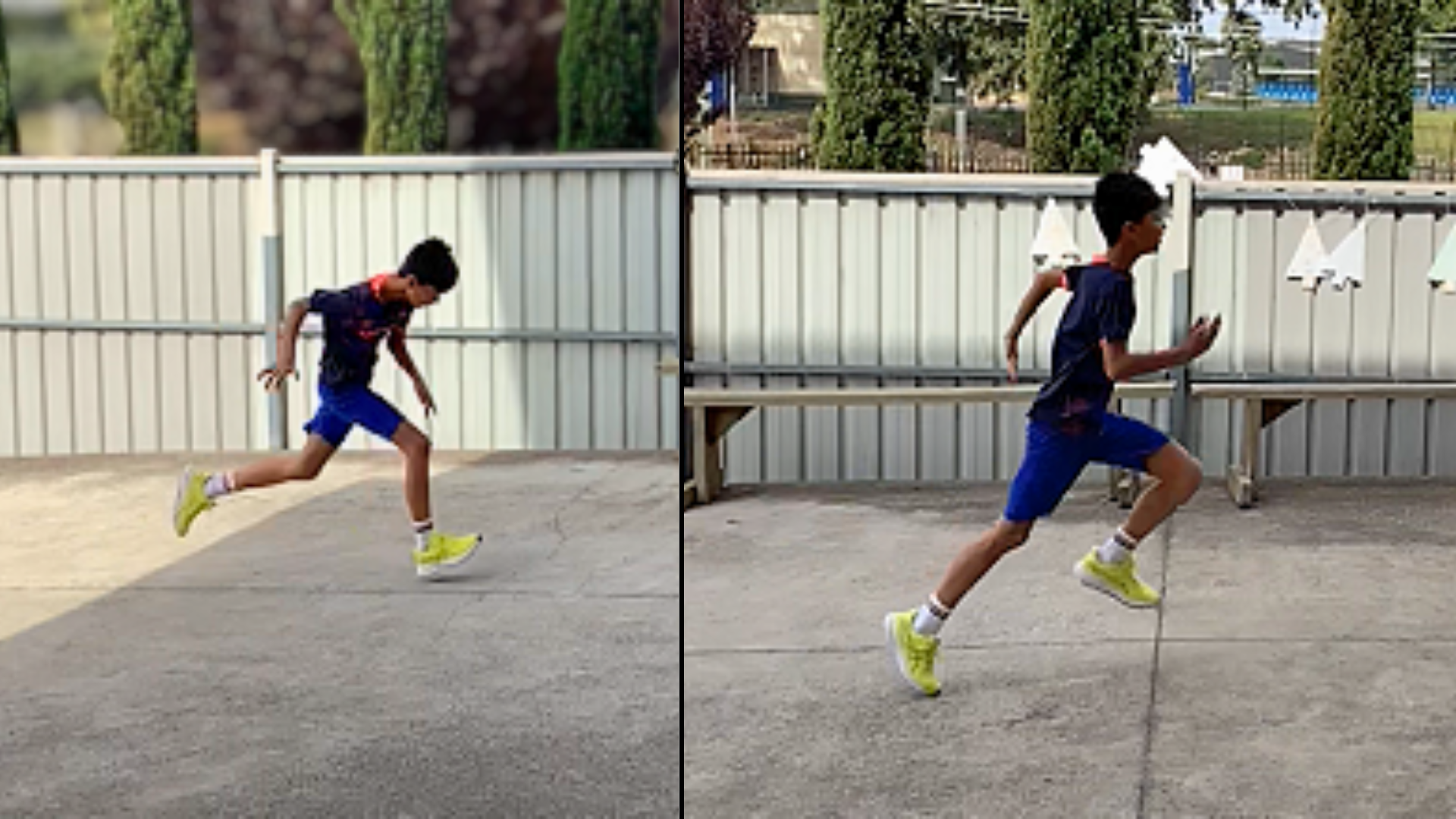 Oliver — before and after running technique analysis